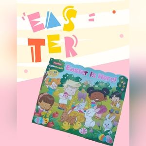 Fisher Price Little People Easter is Here hard flip book